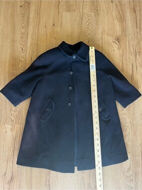 Gusella Made in Italy Wool/Cashmere Girls Navy Coat | IT Size 2 Fits 3T–4T